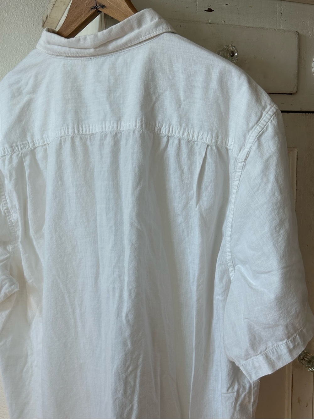 Tommy Bahama | Men's White Short-Sleeve Cotton Button Up Collared Shirt Size XXL - Picture 5 of 16